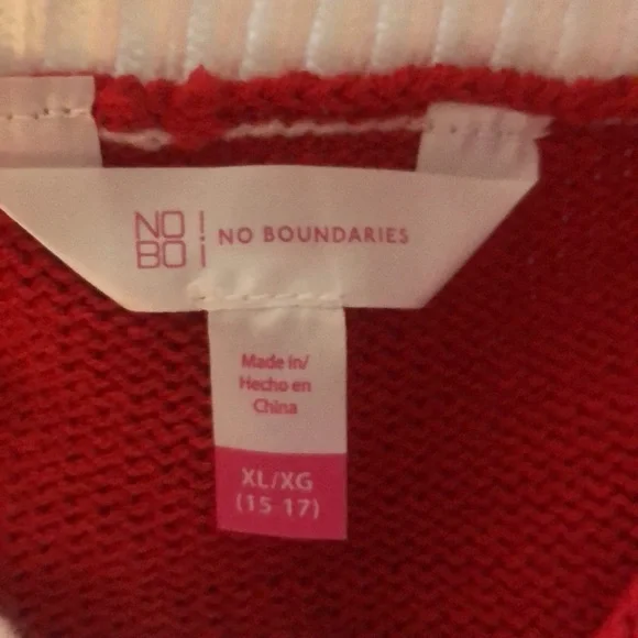 NWT No Boundaries Santa Dress Holiday Christmas Santa Claus Elf - Picture 5 of 5